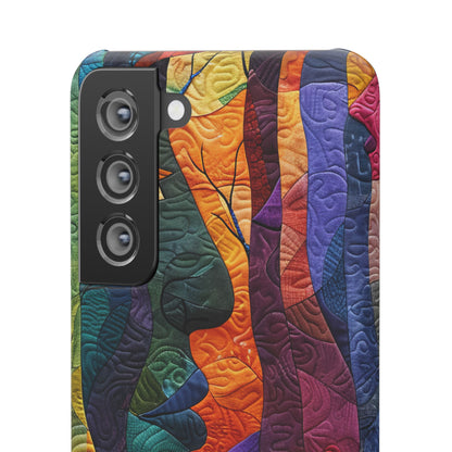 Harmonized Faces and Nature Fusion Samsung S21 - Slim Phone Case