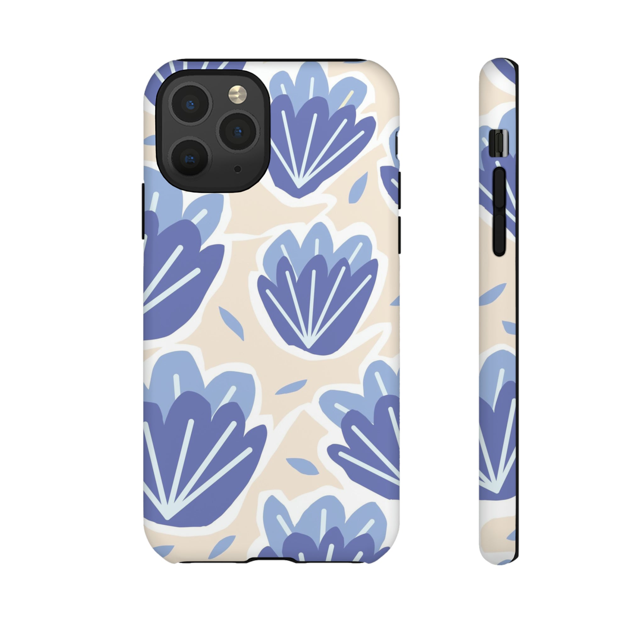 Light Blue Happy Flower - Protective Phone Case