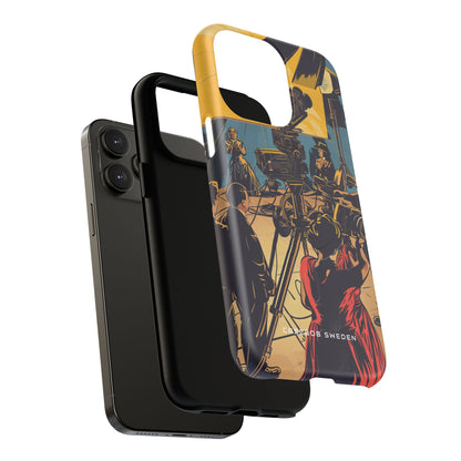 Golden Era Cinematic Spotlight iPhone 14 | Tough+ Phone Case