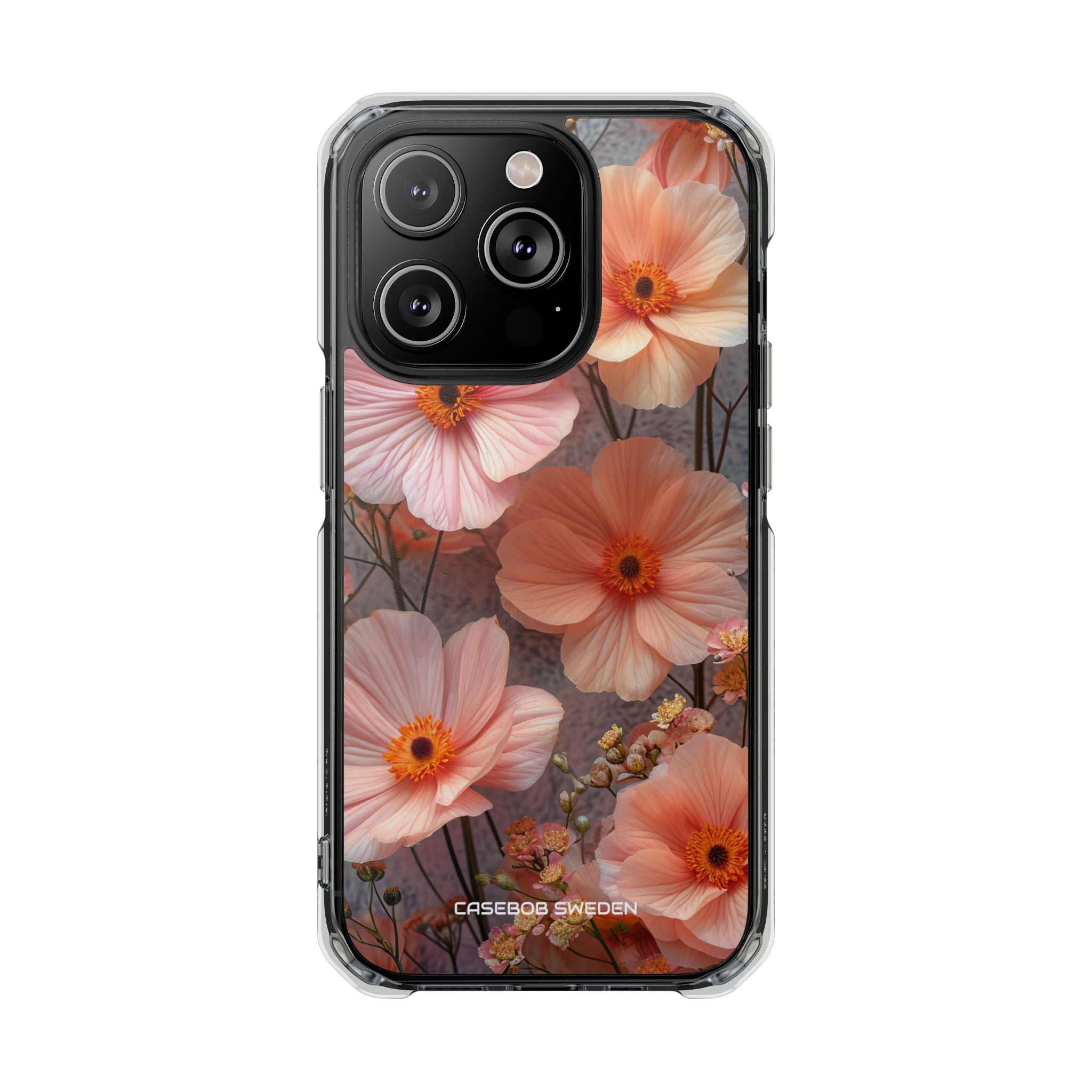 Serene Botanical Blooms - Clear Impact iPhone 14 Phone Case