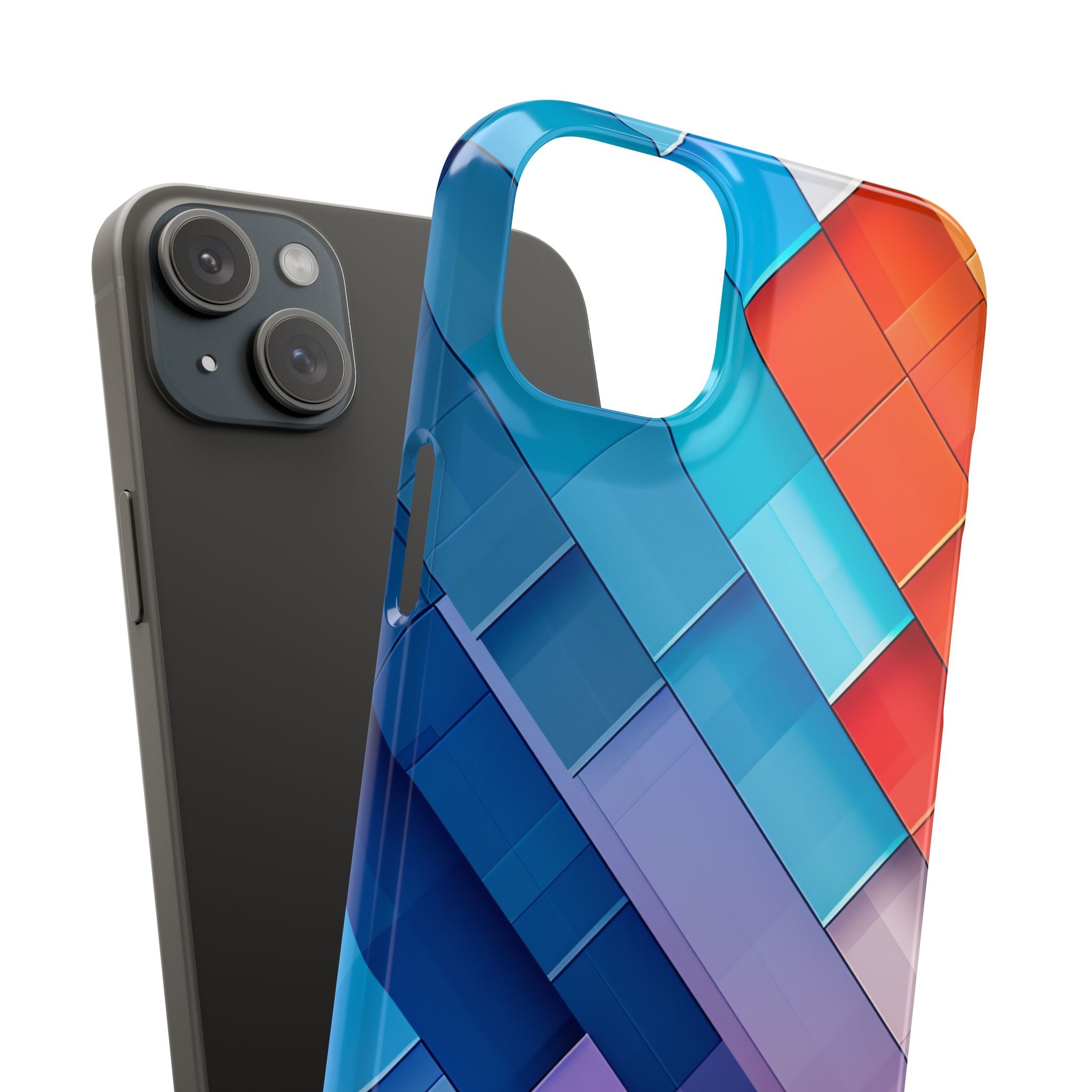 Vibrant GeoFlow iPhone 15 - Slim Phone Case