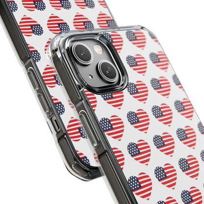 Hearts Embrace Freedom iPhone Case - Impact