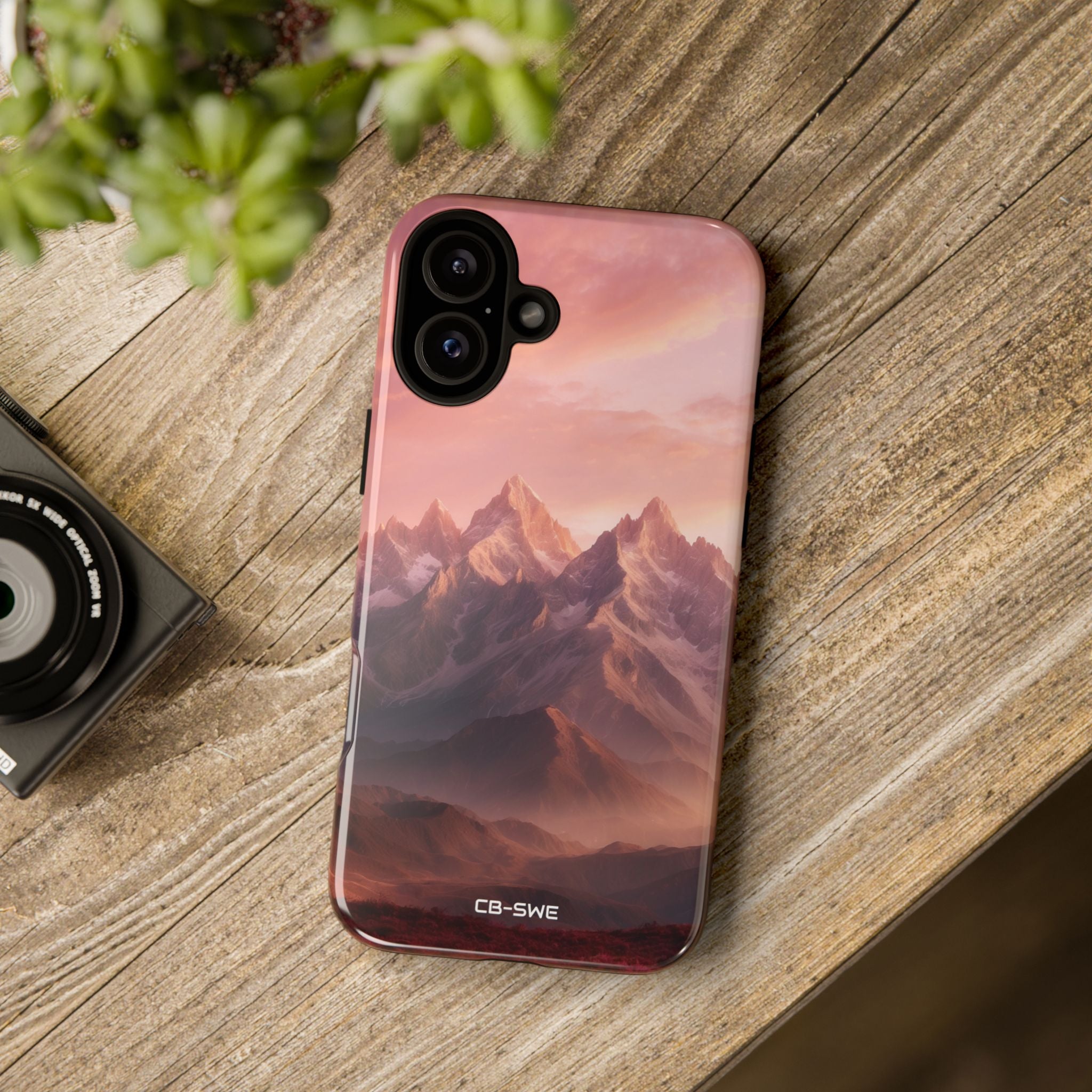 Vibrant Peaks Emerge - iPhone Case