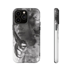 Portrait Lady Phone Case - Protective - Protective Phone Case