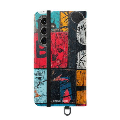 White Orb Graffiti - Samsung S24 Case - Wallet