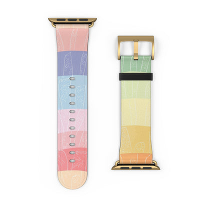 Pastel Rainbow Glow - Watch Band