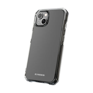 Granite Gray | Phone Case for iPhone (Clear Impact Case - Magnetic)