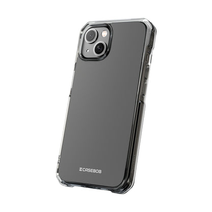 Granite Gray - Clear Impact Case for iPhone