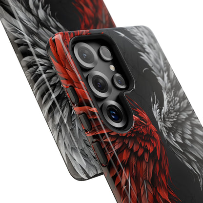 Crimson White Wings Samsung S25 Ultra Case - Tough
