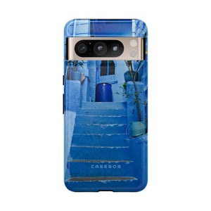 Blue City Morocco - Protective Phone Case