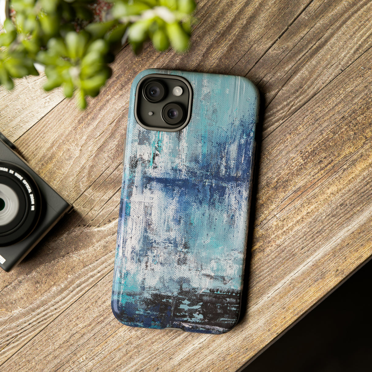 Blue Acrylic - Protective Phone Case