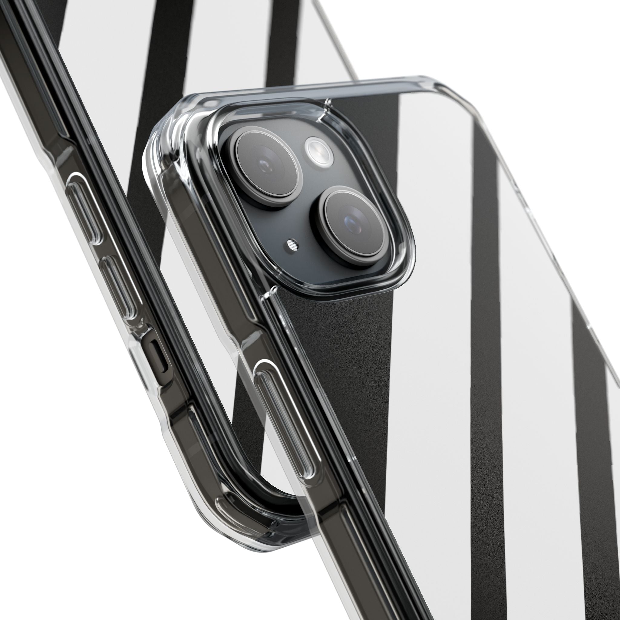 Monochrome Diagonal Symmetry iPhone Case - Impact