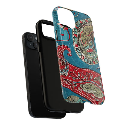 Vintage Paisley Elegance iPhone 15 | Tough+ Phone Case