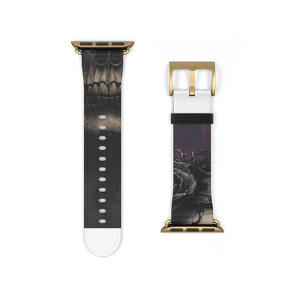 Winged Skull Rose - Watch Band