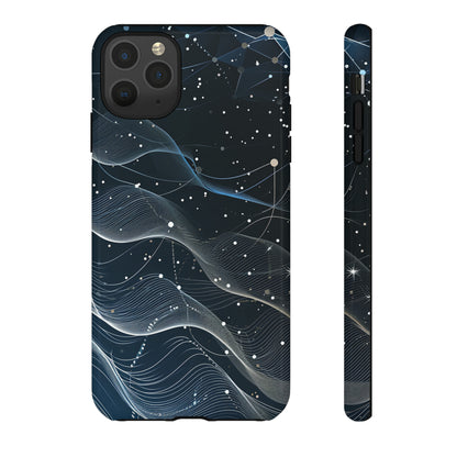 Connectivity Wave: Network Gradient - Protective Phone Case