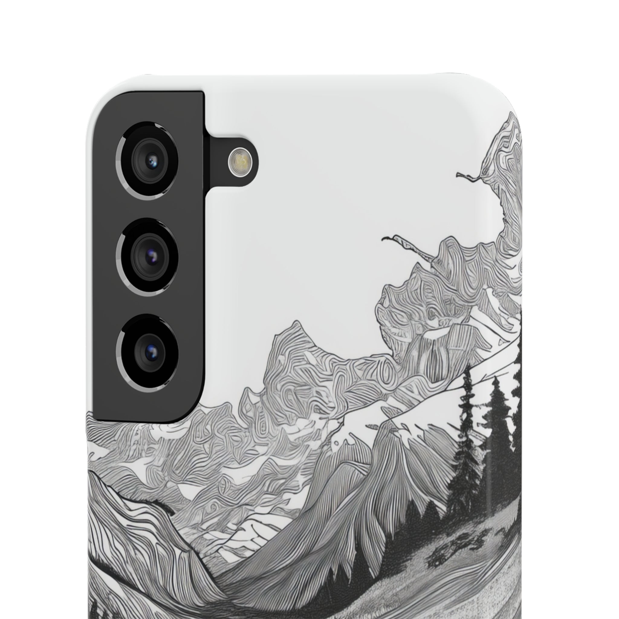 Monochrome Serenity | Slim Phone Case for Samsung