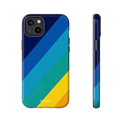 Diagonal Color Spectrum - iPhone Case