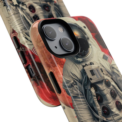 Crimson Spacewalk Dream iPhone 14 - Tough+