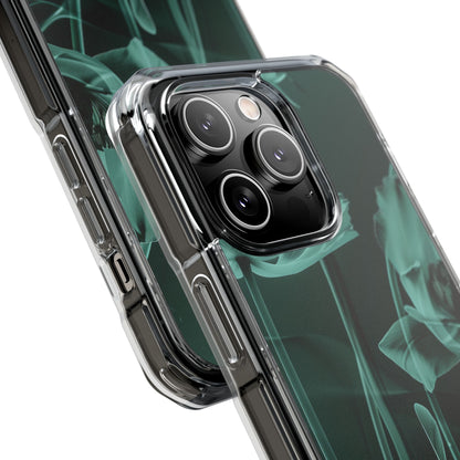 Teal Bloom Radiance iPhone 14 - Impact Clear+