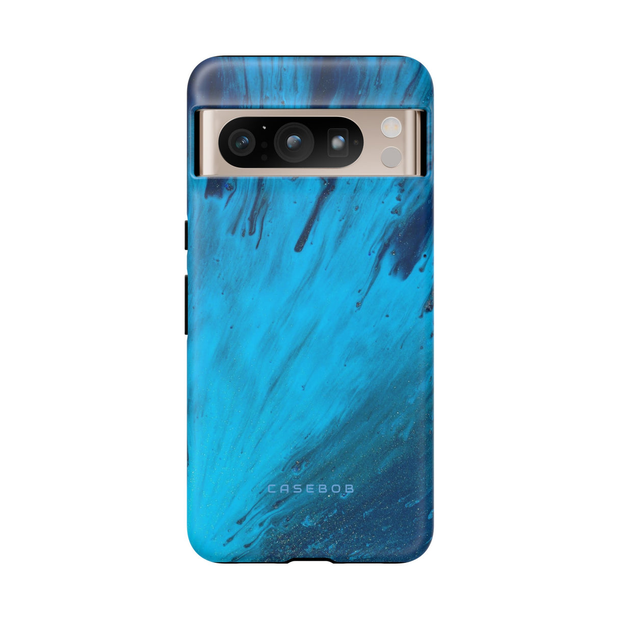 Light Blue Ink Art | Phone Case