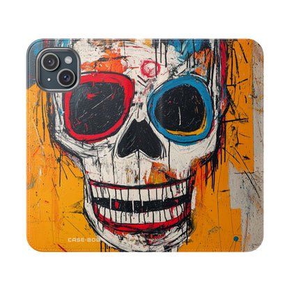 Skull Frenzy - iPhone 15 Plus Case - Wallet