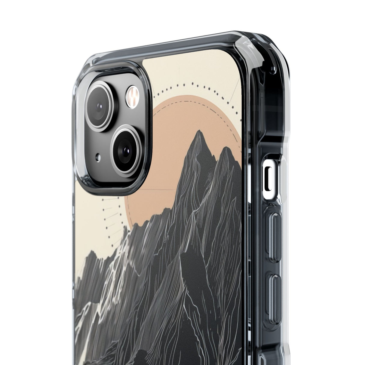 Tranquil Peaks - Phone Case for iPhone (Clear Impact - Magnetic)