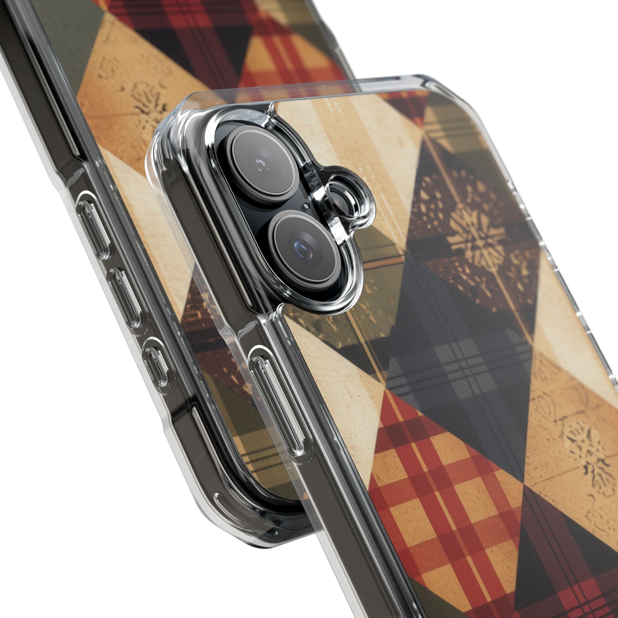 Rustic Quilt Charm iPhone 16 - Impact Clear+