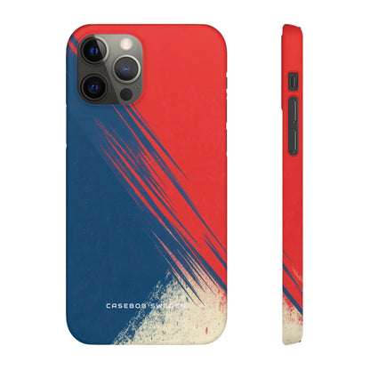 Vintage Brushstroke Harmony iPhone 12 - Slim Phone Case