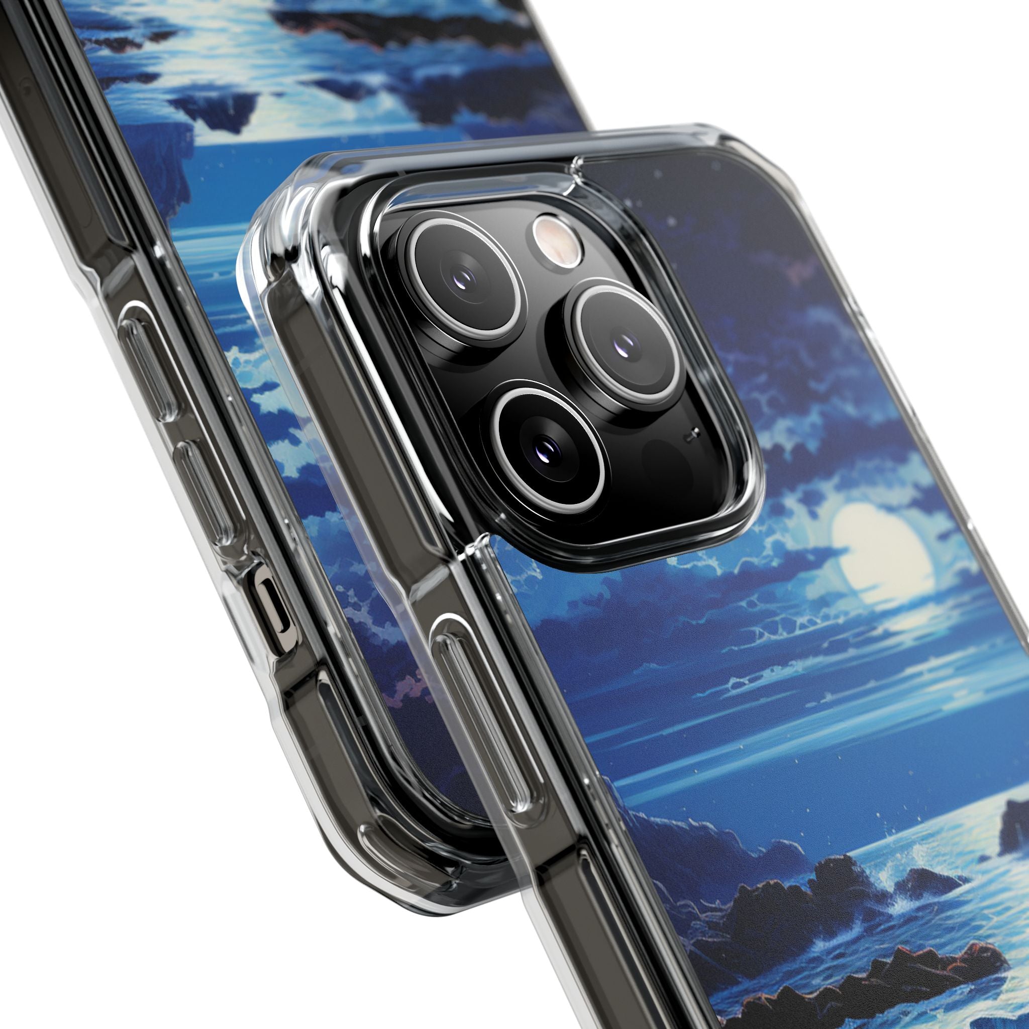 Moonlit Sea Dance iPhone Case - Impact