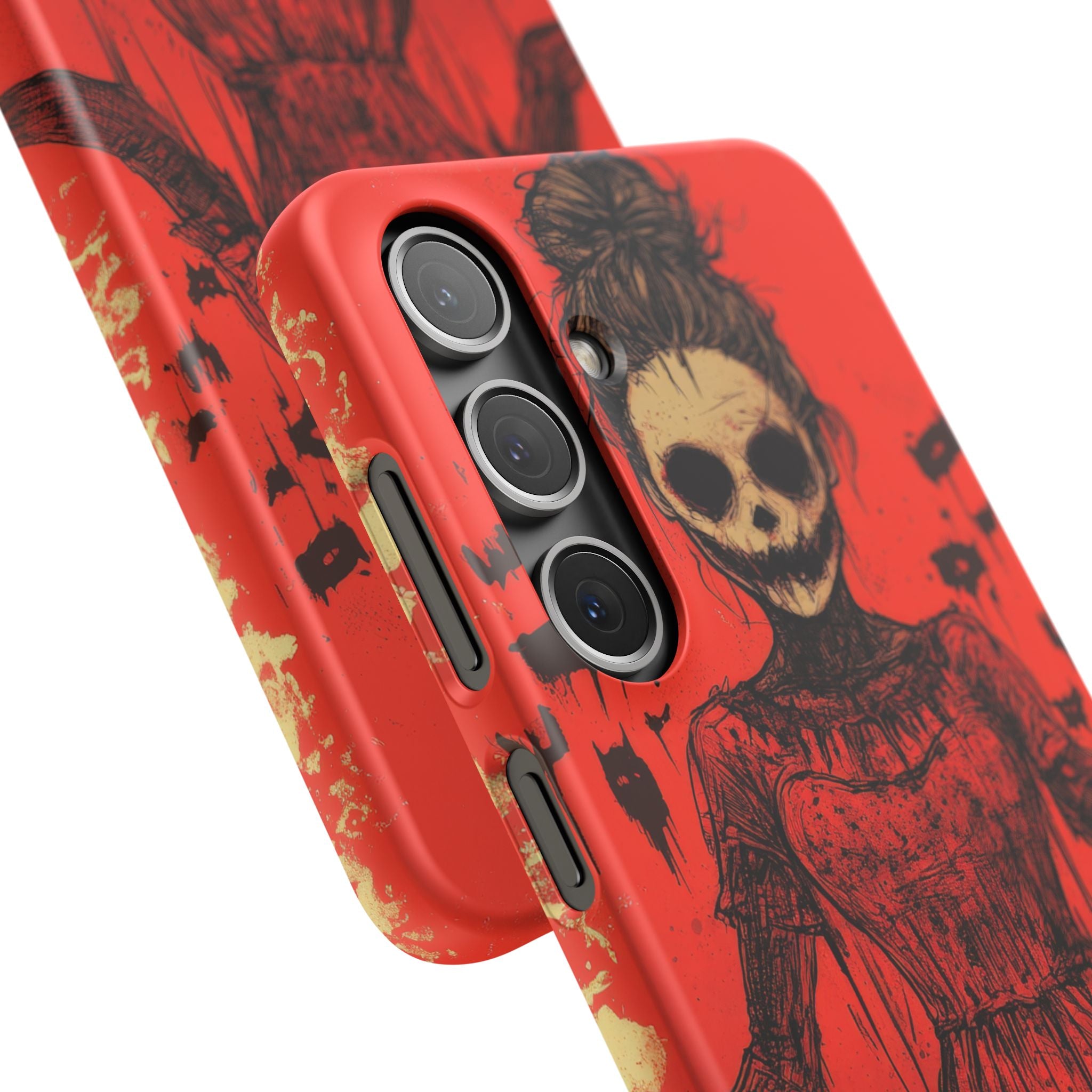 Haunting Scarlet Descent Samsung S24 - Slim Phone Case