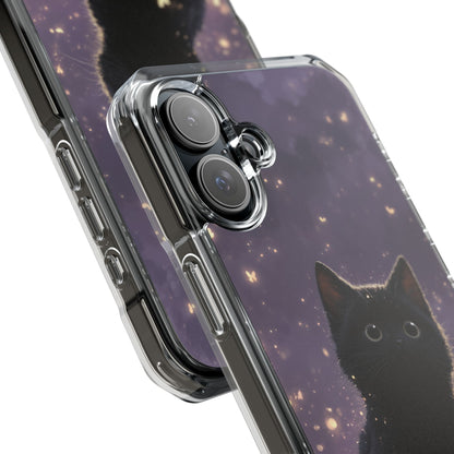 Whimsical Cat Soars iPhone Case - Impact