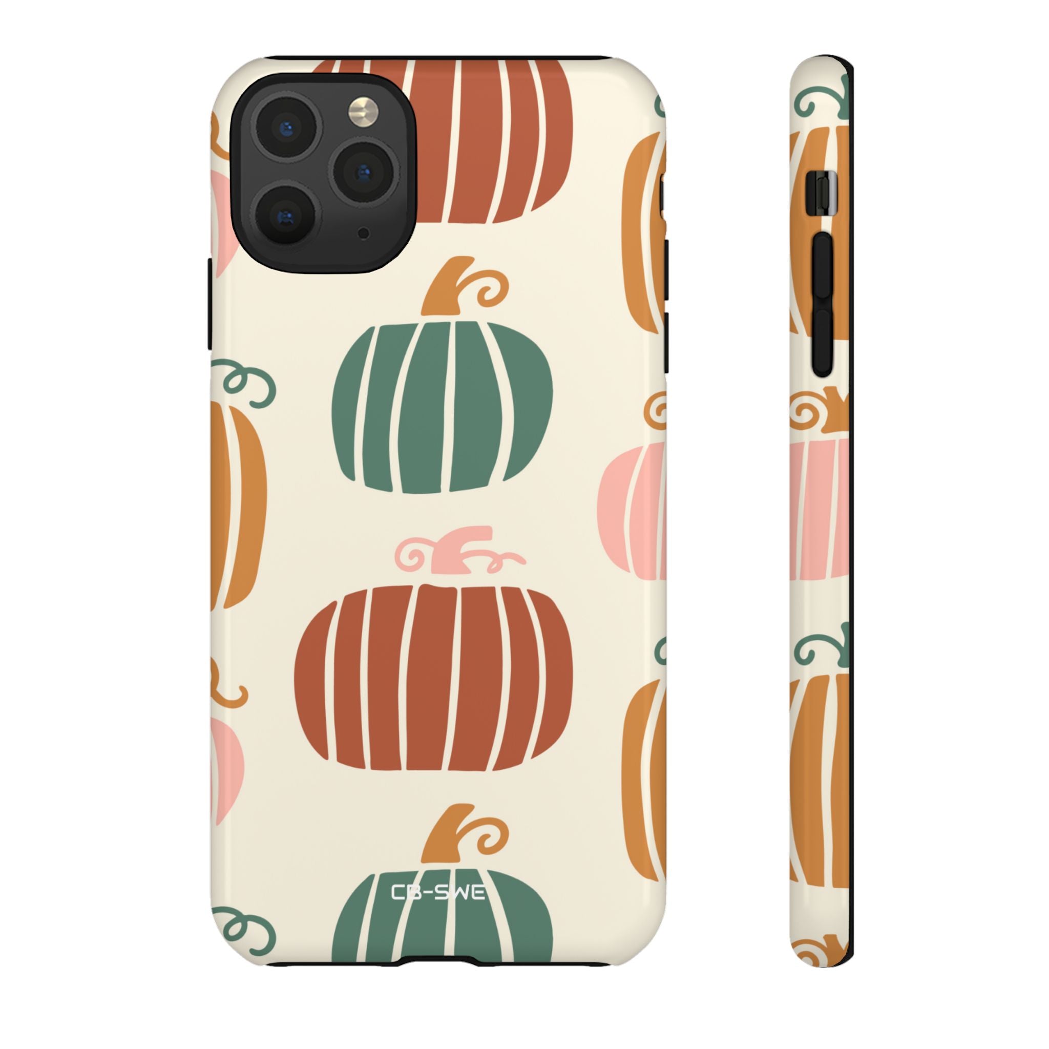 Whimsical Pumpkin Harmony - iPhone Case