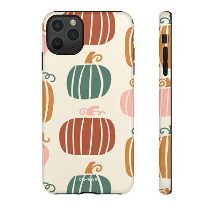 Whimsical Pumpkin Harmony - iPhone Case
