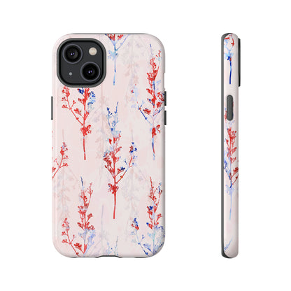 Pink Vintage Flowers - Protective Phone Case