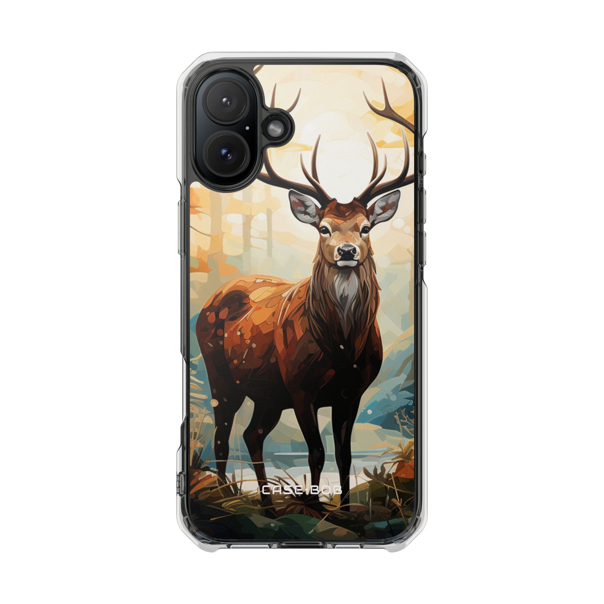 Glowing Stag iPhone 16 Plus Case - Impact