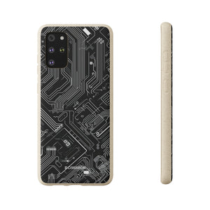 Cyber Circuitry Art | Biodegradable Phone Case