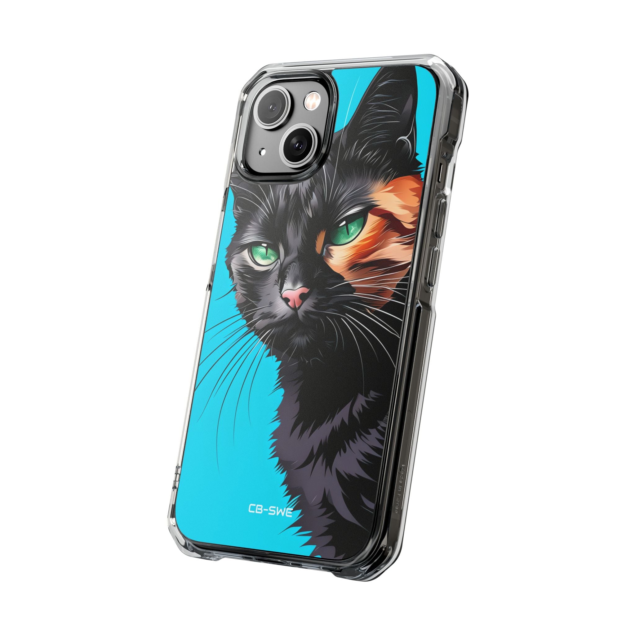Curious Cat Stare iPhone Case - Impact