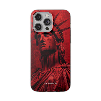 Red Liberty Revolution | Flexible Phone Case for iPhone