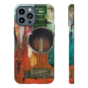 Oil painting - Guitar - Protective Phone Case