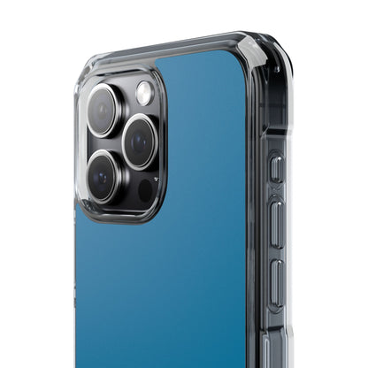 Cerulean Blue - Clear Impact Case for iPhone