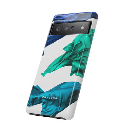 Blue Velvet Fabric - Protective Phone Case