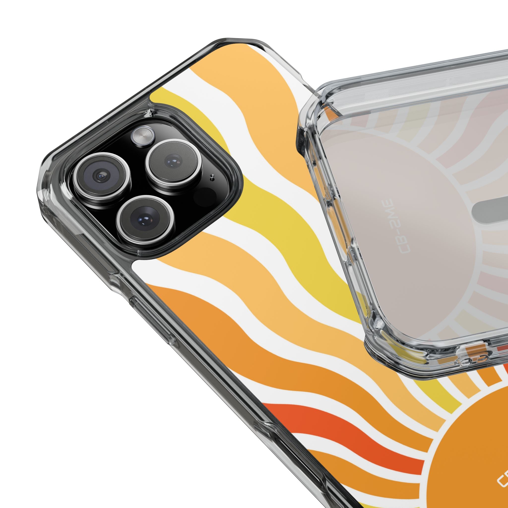 Retro Sunshine Waves iPhone Case - Impact