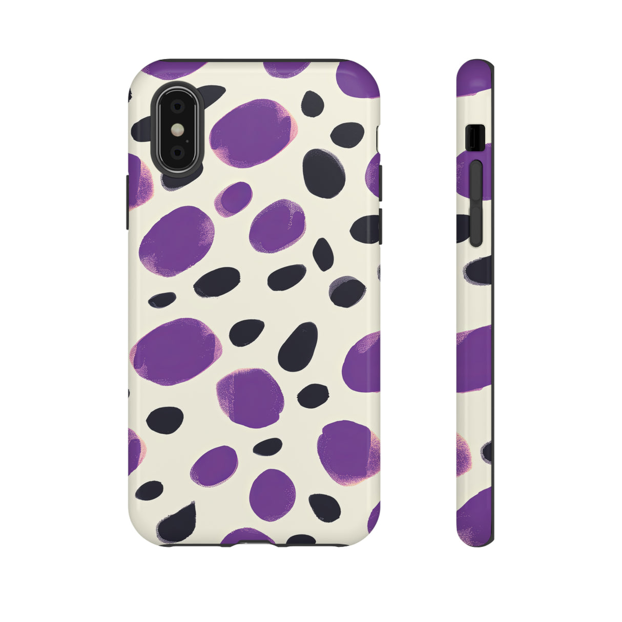 Purple Dot Matrix Case - Protective Phone Case