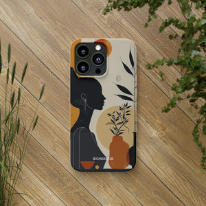 Modern Silhouette Tranquility | Biodegradable Phone Case