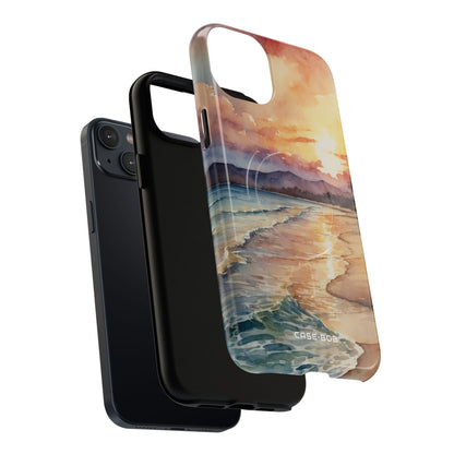 Sunset Reflection iPhone 14 Plus Case - Tough+