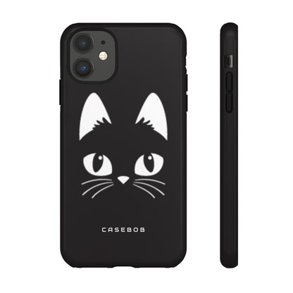 Cartoon Cat Icon - Protective Phone Case