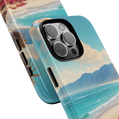 Footprints Trace Sand - iPhone Case