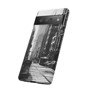 Noir Urban Serenity | Protective Phone Case for Google Pixel