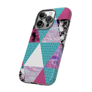 Grunge Triangles - Protective Phone Case