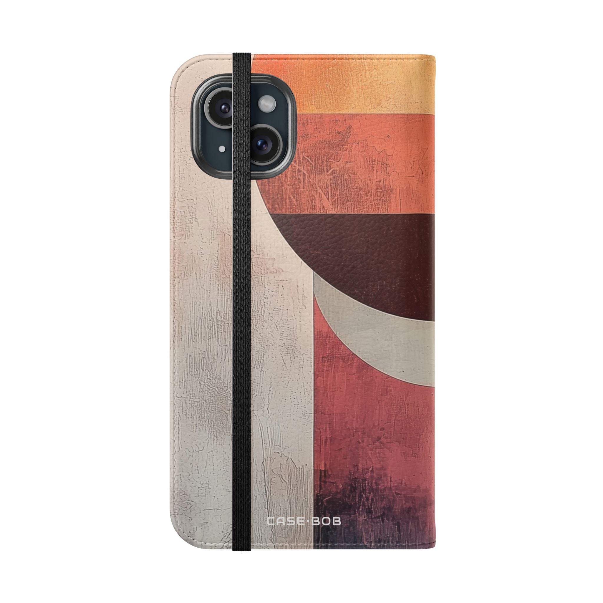 Bicolor Orb Gradient - iPhone 15 Plus Case - Wallet